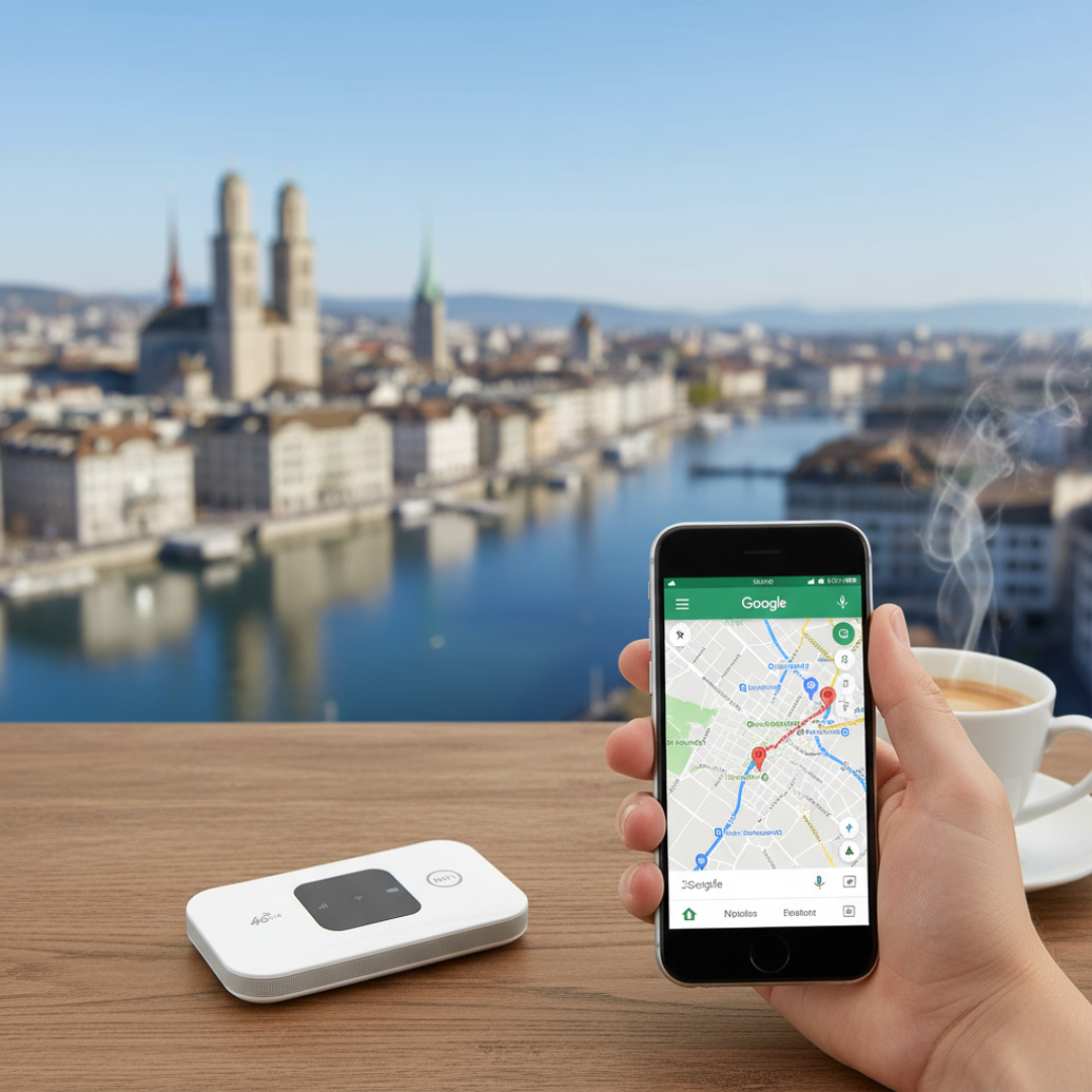 WLAN Router Abholung Hafen Romanshorn